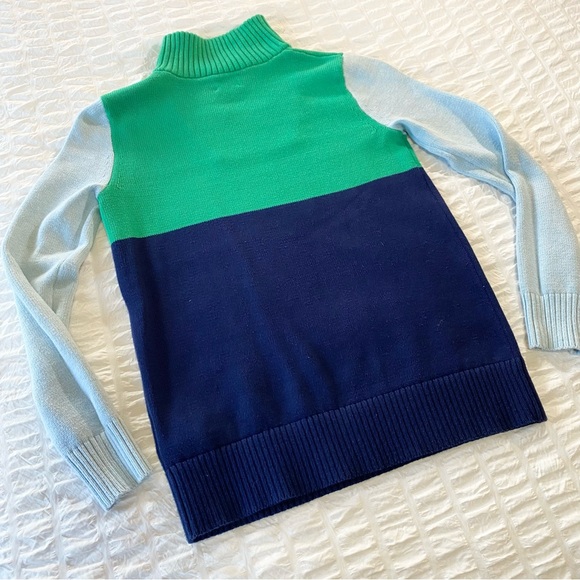 J Crew color block zip sweater - Picture 6 of 6
